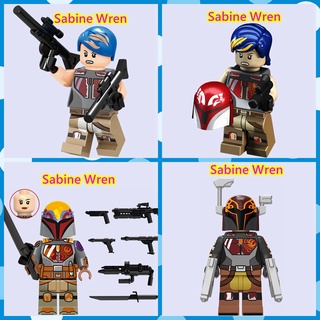 ของเล่นตัวต่อเลโก้ Sabine Wren ขนาดเล็ก สําหรับเด็ก