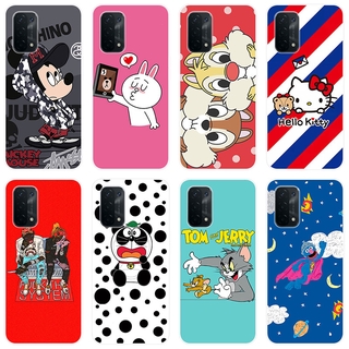 เคสสำหรับ OPPO A74 5G Case Silicone Back Cover Soft Casing OPPO A74 A 74 OPPOA74 5G TPU เคส Animation