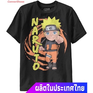 เสื้อยืดกีฬา Ripple Junction Naruto Shippuden Naruto Chibi Fist Heavy Weight 100% Cotton Crew T-Shirt Sports T-shirt