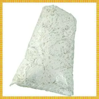 'ขาวจัง' กระดาษฝอย กันกระแทก[White-สีขาว] กระดาษรองกระเช้า บับเบิ้ล Bubble Reusable แพ็คใหญ่ คุ้มค่า