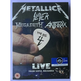 DVD ดีวีดี ซีล Metallica Slayer Megadeth Anthrax The Big 4 Live แสดงสด ลิขสิทธิ์ ซีล