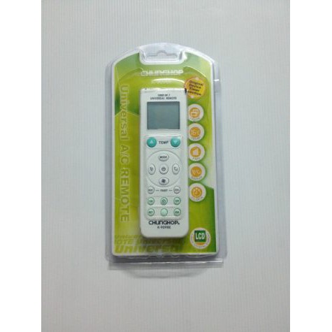 รีโมทแอร์ K-9098E รวมรุ่น ใช้ได้ทุกยี่ห้อ