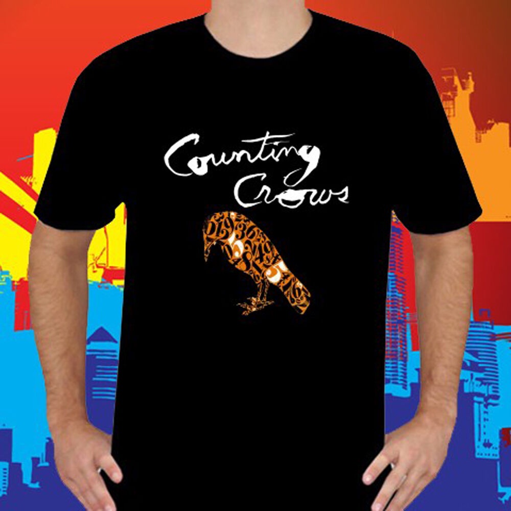 เสื้อยืดที่คุณต้องการเสื้อยืด ผ้าฝ้าย พิมพ์ลายโลโก้ Counting Crows California คุณภาพสูง สําหรับผู้ชายขนาดเต็มS-5XL