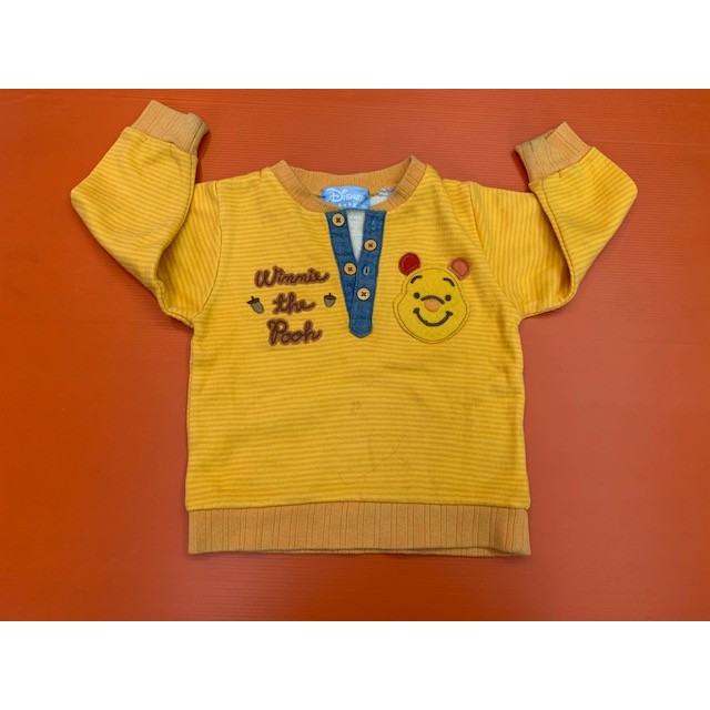 Pooh เสื้อกันหนาวพูห์ เด็กผู้ชายมือสอง size  80 (อายุ 1-2 ขวบ) #กันหนาวเด็ก #Pooh