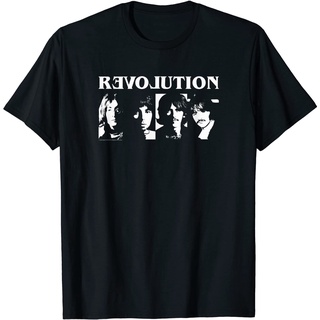 เสื้อยืดวินเทจเสื้อยืด พิมพ์ลาย The Beatles Revolution สําหรับผู้ใหญ่S-4XL