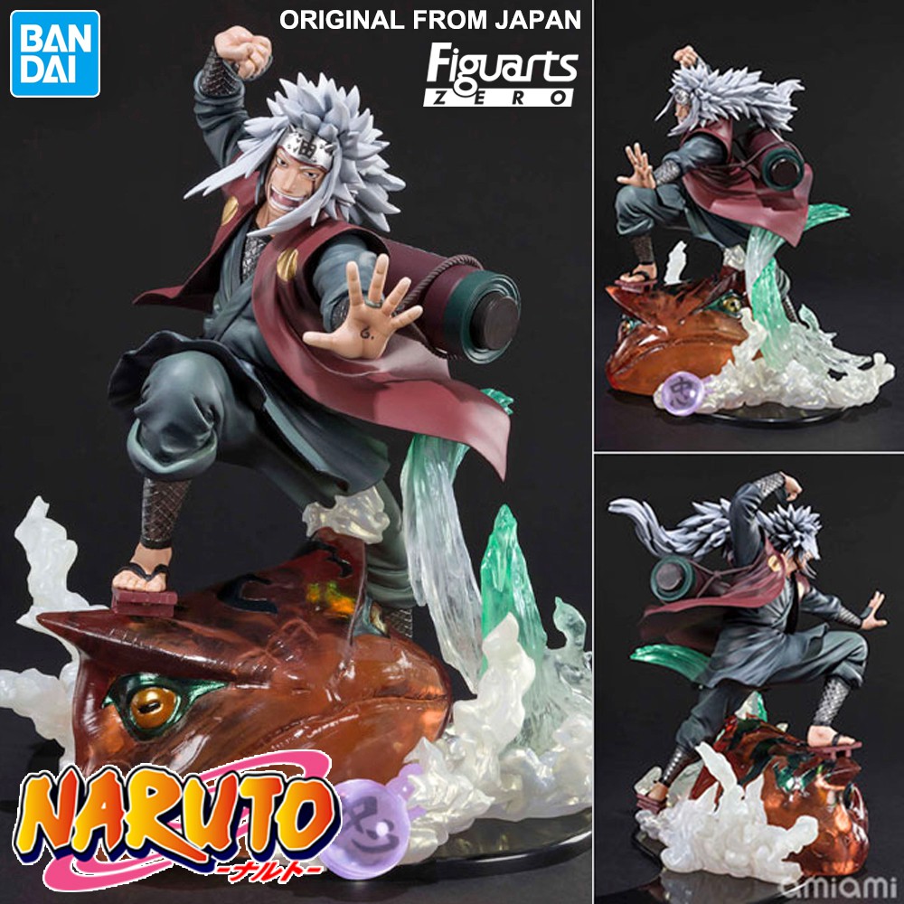 Figure งานแท้ ฟิกเกอร์ Bandai จาก Naruto Shippuden นารูโตะ ชิปปุเดง นินจาจอมคาถา โอ้โฮเฮะ Jiraiya Kizuna จิไรยะ