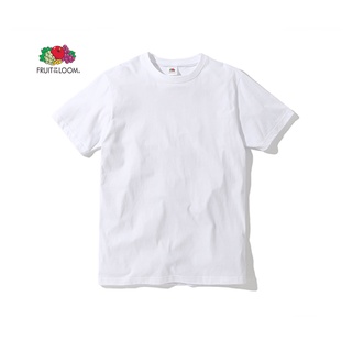 Fruit of The Loom® Soft Premium White เสื้อยืดแขนสั้น - ขาว