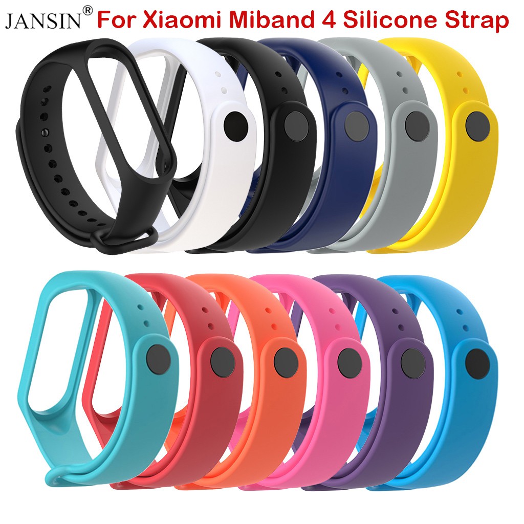 สายนาฬิกาข้อมือซิลิโคน Mi Band 4 สําหรับ Xiaomi Mi Band 4 Strap Bracelet