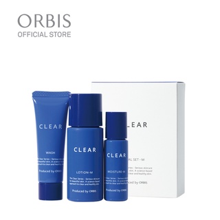 ORBIS CLEAR TRIAL SET M (สำหรับผิวธรรมดา-ผิวแห้ง) 3pcs. ออบิส เคลียร์ เซ็ทผลิตภัณฑ์บำรุงผิวหน้าขนาดทดลอง