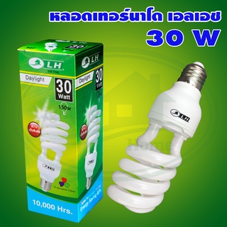 หลอดประหยัดไฟ ขั้วเกลียว E27 ทอร์นาโด 30W LH (A-05)