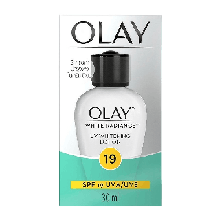 (ลดเพิ่ม ใส่โค้ด DETMAY25 ) โลชั่นบำรุงผิวโอเลย์ฝาดำ OLAY WHITE RADIANCE UV WHITENING LOTION 