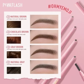 Pinkflash # Ohmyemoji ดินสอเขียนคิ้วอัตโนมัติกันน้ําติดทนนาน 8H