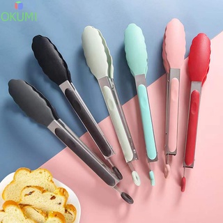 OKUMI_SHOP ที่คีบอาหาร ที่คีบซีลิโคน ที่คีบผลไม้ ที่คีบสแตนเลส ที่คีบอาหารล็อคเก็บได้