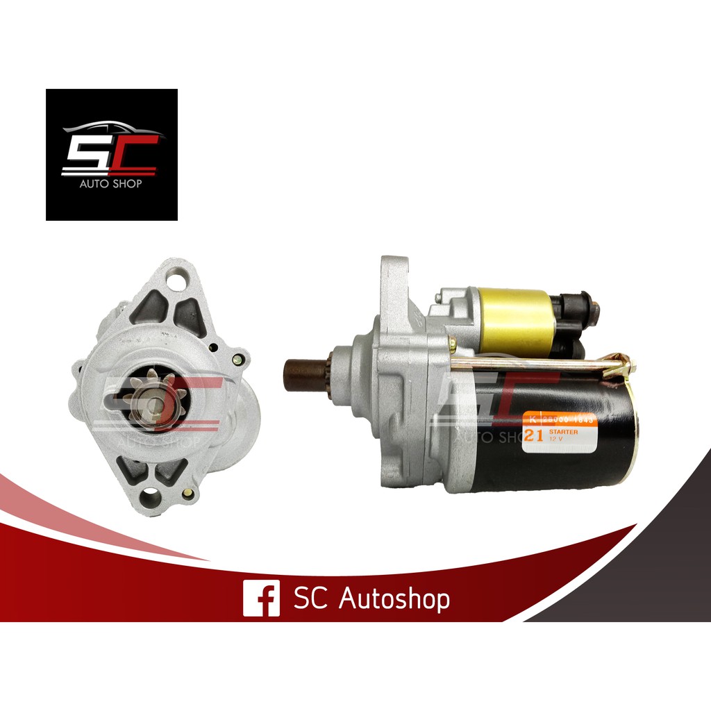 ไดสตาร์ท HONDA ACCORD (แอ๊คคอด) 2.0L, 2.2L, 2.3L (G4, G5, G6) ปี 1989-2002 9T 12V 1.4KW มีรับประกัน