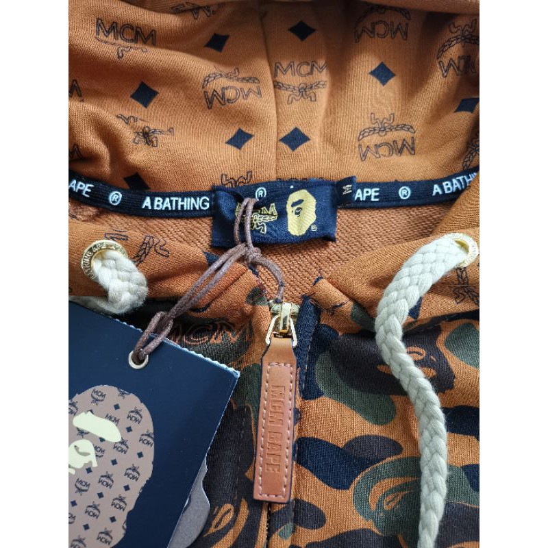 M XL​ พร้อมส่งBAPE X M CM camouflage sports sweater jacket #2
