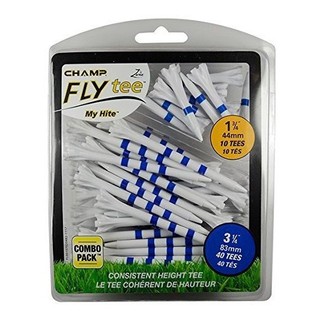 Tees Champ Fly tee Zarma My Hite Combo pack 3-1/4 ,1-3/4 (Plastic Tee)