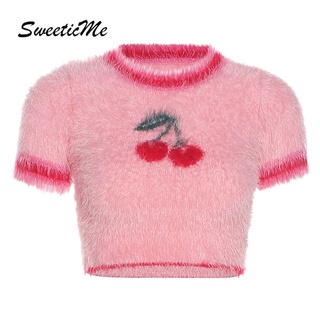 Sweeticme ใหม่ เสื้อยืดลําลอง แขนยาว คอกลม ทรงสลิมฟิต พิมพ์ลาย เซ็กซี่ แฟชั่นสําหรับสตรี 2022