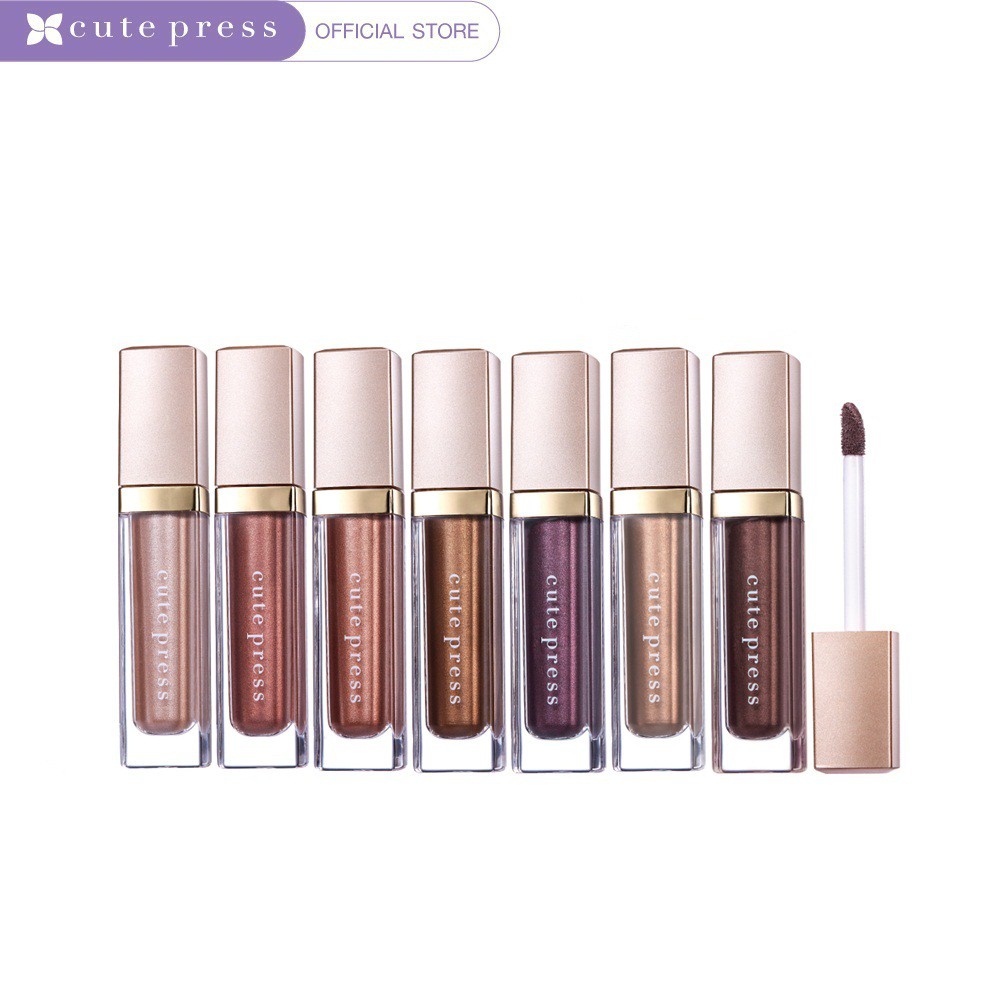 CUTE PRESS LIQUID CHROME EYESHADOW รุ่นใหม่ล่าสุด ถูกและดี