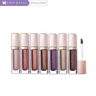 CUTE PRESS LIQUID CHROME EYESHADOW ยี่ห้อไหนดี แนะนำ คุณภาพดี