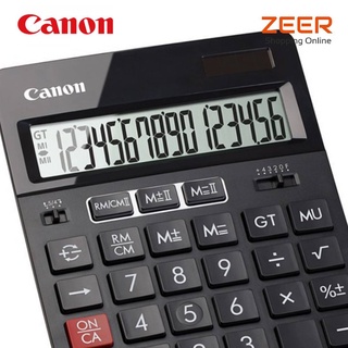 Canon Calculator เครื่องคิดเลขตั้งโต๊ะ 16 หลัก รุ่น AS-280 (สีดำ)