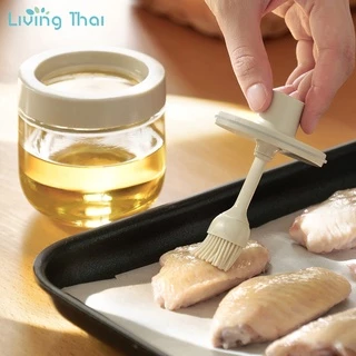 Living Thai โถแก้วปรุงรส,ขวดปรุงรส,ขวดใส่เกลือ,ฝาพร้อมช้อน,ขวดแก้วเครื่องเทศ,โถแก้วที่ใส่เครื่องปรุง