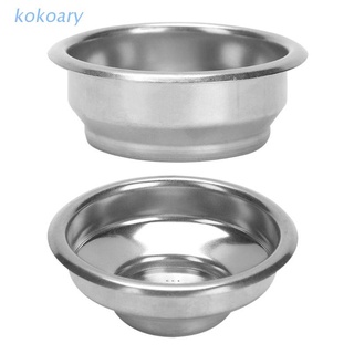 KOK 58mm Double Layers Single/Double Doses Filter Basket Semi-Automatic Coffee Machine Bottomless Handle Filter Coffee Accessories