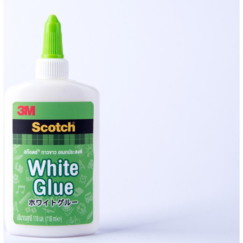 กาวขาวอเนกประสงค์ 3M Scotch White Glue 37 / 118 ml.