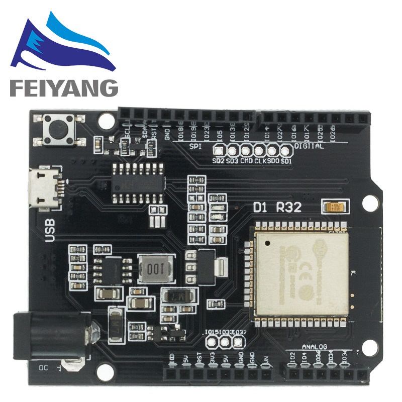 Esp32 บอร์ดไมโครคอนโทรลเลอร์ บลูทูธไร้สาย WIFI D1 Mini สําหรับ UNO board R3 D1 R32 CH340 4M