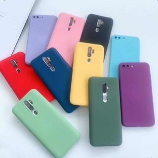 สินค้าพร้อมส่งจากไทย เคสพาสเทลกำมะหยี่ รุ่น vivo V9 Y85 TPULN