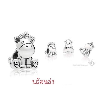 Pandora silver charm ยูนิคอร์น