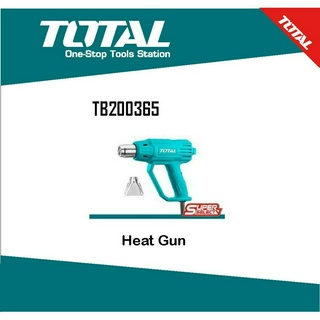 Total เครื่องเป่าลมร้อน 2000 วัตต์ รุ่น TB200365 พร้อมหัวเปลี่ยนกำหนดทิศทางลม (Heat Gun) เป่าลมร้อน เครื่องเป่าลม