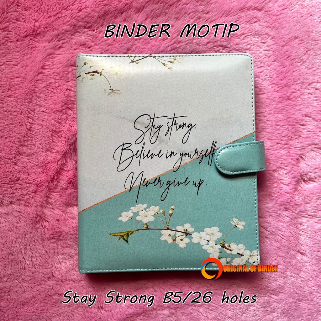 BINDER PRINTING MOTIP NEVER GIVE UP A5 และ B5