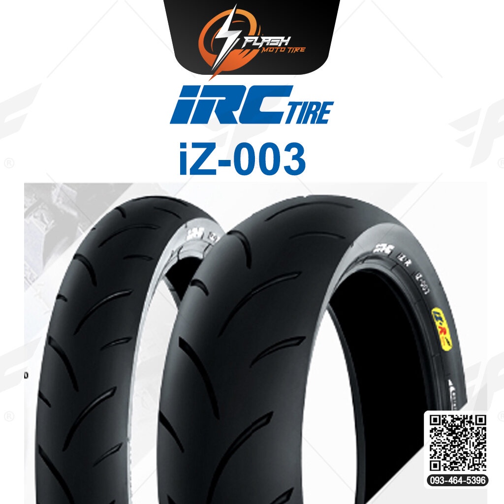 ยางขอบ12 ยางมอเตอร์ไซต์บิ๊กไบค์ IRC(ไออาร์ซี) iZ-003 TL ยางหน้า 10090 ...