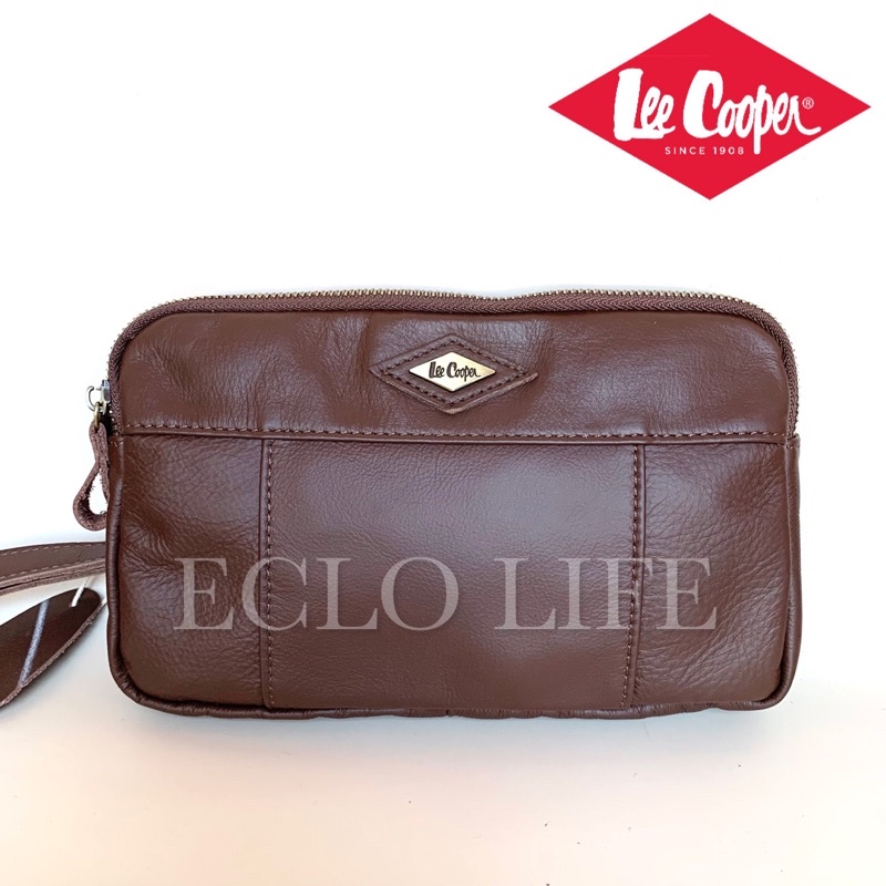 Lee Cooper กระเป๋าคลัทช์หนัง [YLS057-G3-159B-BR I YLS057-G2-1159B-BR I YLS057-G1-1159B-BR]
