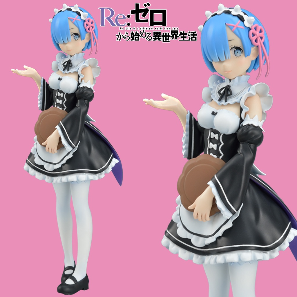 Re Zero Starting Life in Another World รี ซีโร่ รีเซทชีวิต ฝ่าวิกฤตต่างโลก Rem เรม ชุดแม่บ้าน Figure