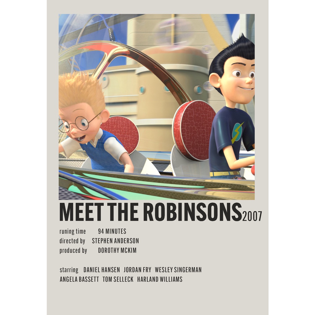 โปสเตอร์ MEET THE ROBINSONS ภาพยนตร์สําหรับบ้าน/ห้องนอน/สํานักงาน PRESENT/GOOD สําหรับ FAMILY KID FR