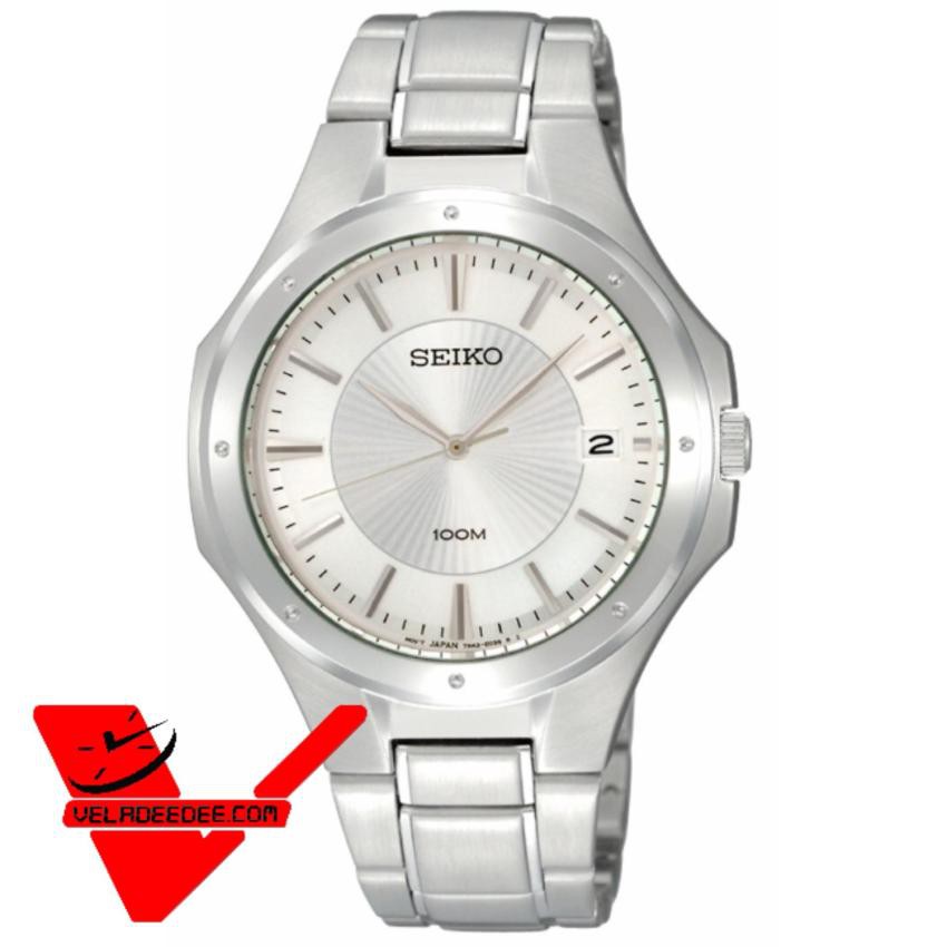 Veladeedee SEIKO Neo Classic นาฬิกาข้อมือผู้ชาย สายสแตนเลส รุ่น SGEF59P1