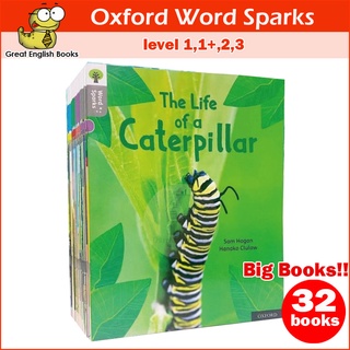 พร้อมส่ง ชุดหนังสือ Oxford Reading Tree Word Sparks Level 1,1+,2,3 Total 32 Books