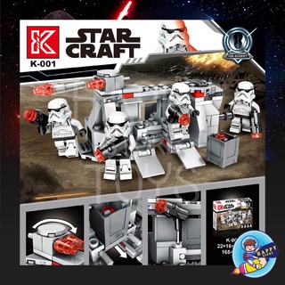 ตัวต่อเลโก้ K - 001 - K- 008 สตาร์วอร์ ทหาร สตอร์มทรูปเปอร์ Star Wars Stormtrooper เลือกเเบบได้ มีทั้งหมด 8 เเบบ