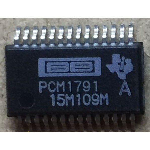 อะไหล่ชิ้นส่วนอิเล็กทรอนิกส์ Pcm1791A Pcm1791Adbr Pcm1791 Ssop28 5 ชิ้น