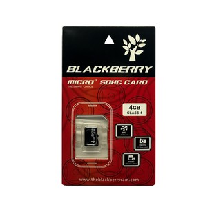 Micro SD Card 4GB Blackberry (CL4) No Adapter