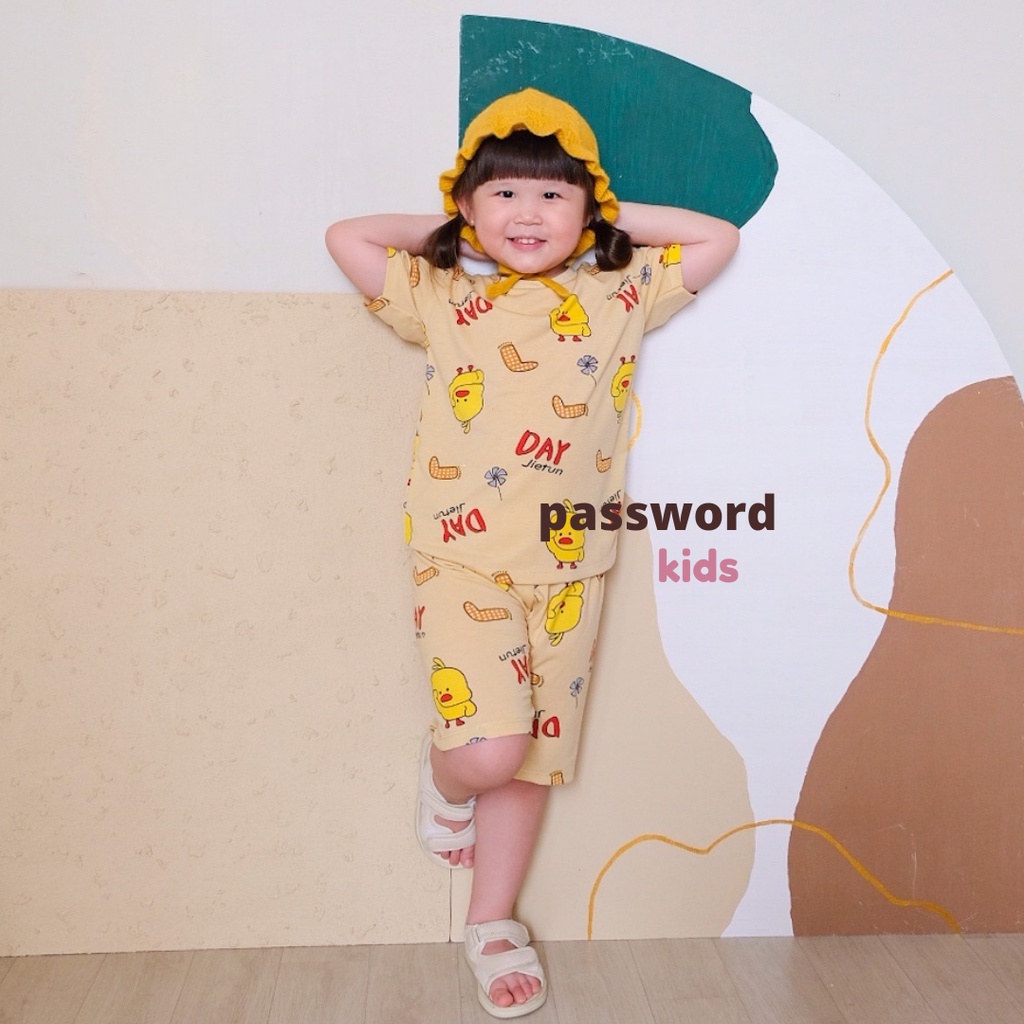 5.5 heybaby PASSWORD DUCK DAY Pyjamas Set 1 - 7 ปีเสื้อผ้าเด็กคุณภาพ