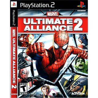 แผ่นเกมส์ Marvel Ultimate Alliance 2 PS2 Playstation 2 คุณภาพสูง ราคาถูก