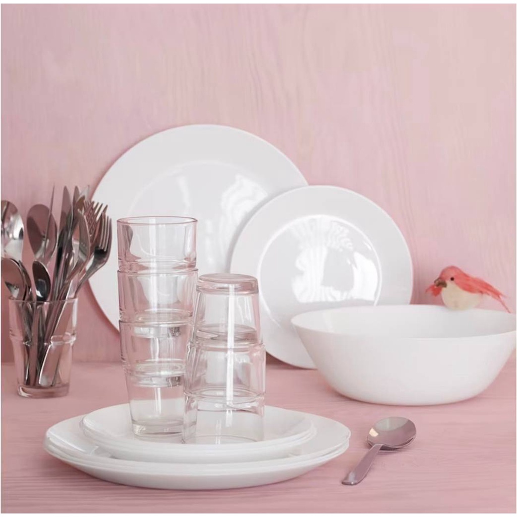 🔥พร้อมส่ง 🔥 แก้วน้ำ เรคกู้ อิเกีย 170ml Drinking Glass Reko IKEA ซ้อนเก็บได้ ประหยัดพื้นที่ในการเก็บ แก้ว - รูปที่ 2