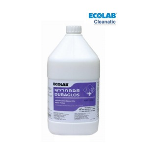 Ecolab(เอ็กโคแลบ) PE844-801310 ดูรากลอส: ผลิตภัณฑ์เคลือบเงาพื้น (3.8 ลิตร)