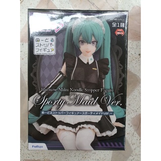 hatsune miku sporty maid ver. noodle stopper figure