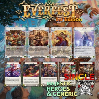 Everfest Hero &amp; Generic Mejestic | EVR - A | Flesh and Blood TCG Single | การ์ดแรร์ระดับ M ขายแยกใบ