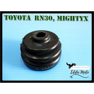 TOYOTA RN30, MIGHTY-X year 1979-1983 "BLACK" INTERIOR INNER RUBBER BOOT  // ยางหุ้มเกียร์ ฝาครอบคันกระปุกเกียร์ สีดำ