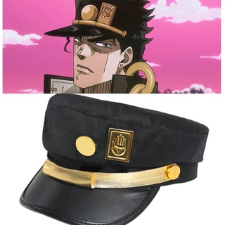 หมวกคอสเพลย์ Bimaoxer Jojo  S Bizarre Adventure Jotaro Kujo Joseph Militaire Jojo Cap สำหรับเด็ก