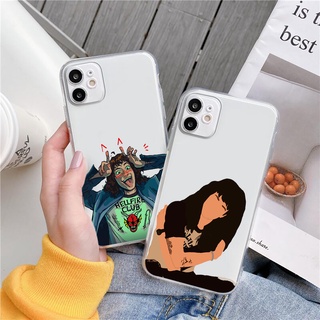 เคสโทรศัพท์มือถือนิ่ม แบบใส ลาย stranger things season 4 สําหรับ iphone XS XR XSMax 11pro 12 pro 13 pro promax